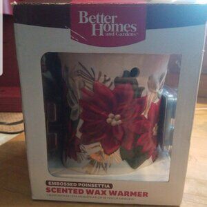 Poinsetta wax warmer- new